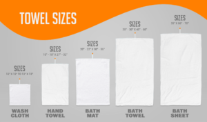 towel size